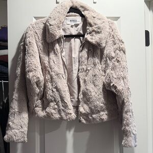 BB Dakota Steve Madden Soft Cream Teddy Jacket